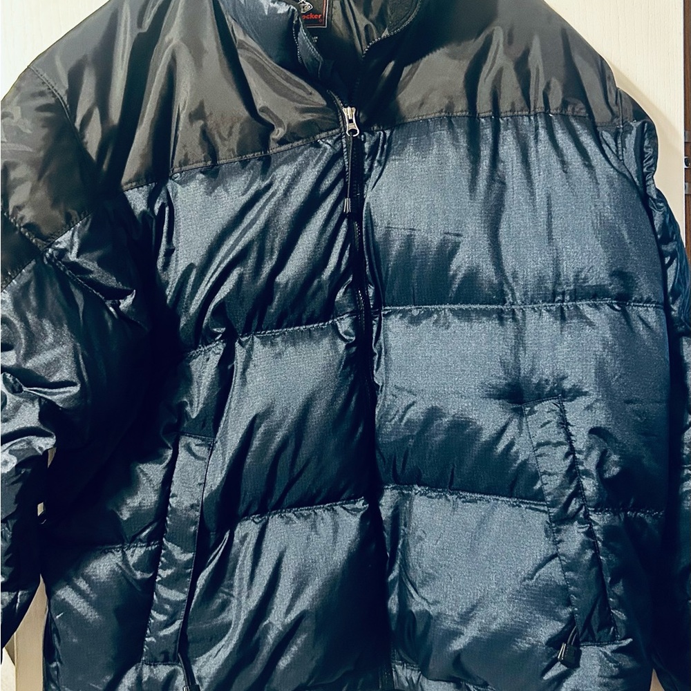 Foot Locker Blue & Black Puffer Jacket